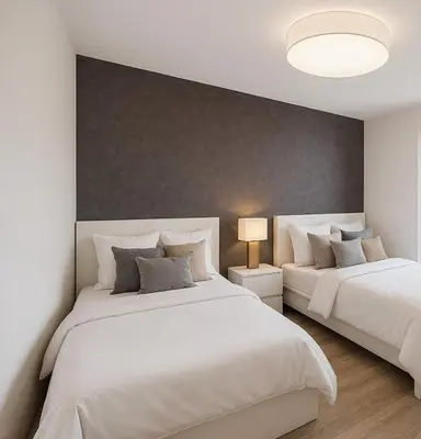 Łóżko lub łóżka w pokoju w obiekcie TK Apartments Grabiszyńska