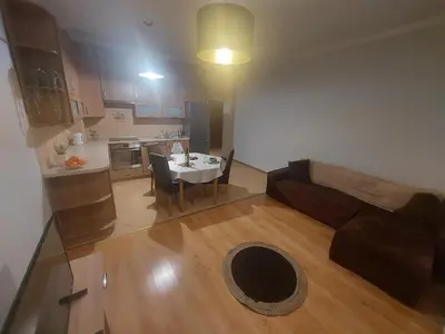 Część wypoczynkowa w obiekcie Apartament Mariacka