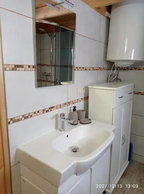 Łazienka w obiekcie Domek nad Potokiem