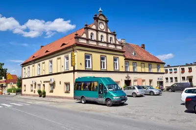 Budynek, w którym mieści się pensjonat