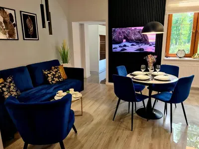 Część wypoczynkowa w obiekcie Apartament Mountains Góry Sowie