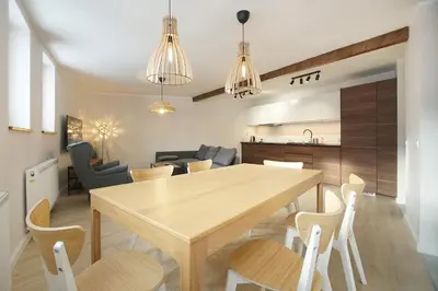 Część wypoczynkowa w obiekcie Wygodne Apartamenty Okrąglak Stronie Śląskie- Czarna Góra