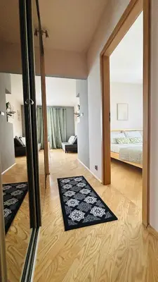 Łóżko lub łóżka w pokoju w obiekcie Apartament Słoneczny 6