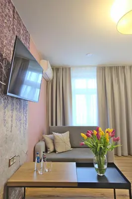 Telewizja i/lub zestaw kina domowego w obiekcie Hotel na Skarpie