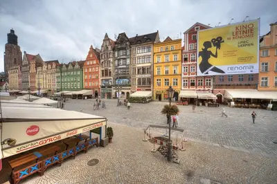 Widok na miasto Wrocław z tego apartamentu