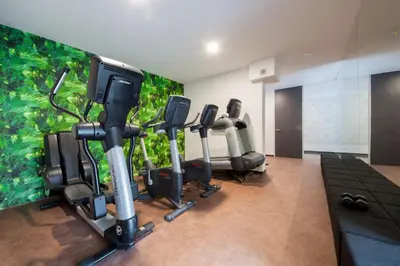 Centrum fitness w obiekcie Apartament 23 Park City