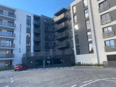 Budynek, w którym mieści się apartament
