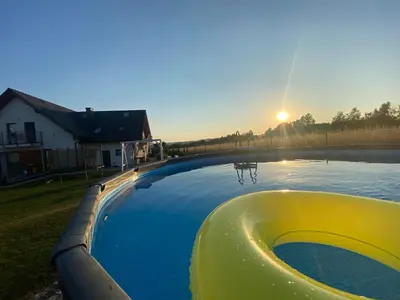 Basen w obiekcie Liliowy Apartament lub w pobliżu