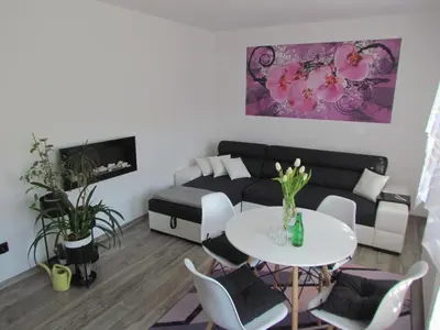 Część wypoczynkowa w obiekcie Apartament Ella