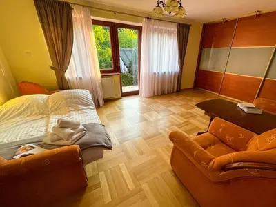 Część wypoczynkowa w obiekcie Dom na Poniatowie
