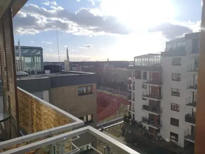 Budynek, w którym mieści się apartament