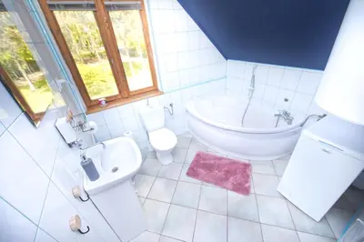 Łazienka w obiekcie Chata za wsią