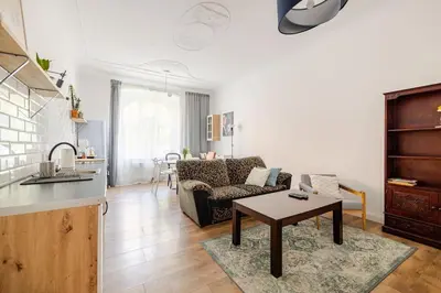 Część wypoczynkowa w obiekcie Apartament ROZETA centrum 6os