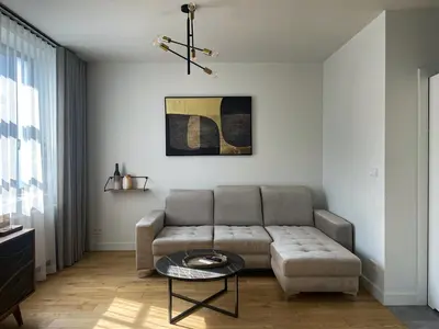 Część wypoczynkowa w obiekcie visiting apartments - Wyspa Słodowa