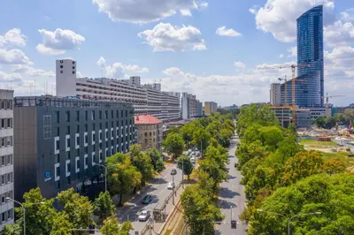 Widok na miasto Wrocław z tego hotelu