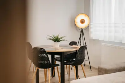 Część wypoczynkowa w obiekcie Nocosfera Apartament Wrocławski