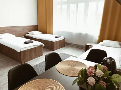 Łóżko lub łóżka w pokoju w obiekcie Noclegi Comfort - Self Check-in 24h