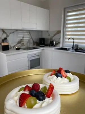 Kuchnia lub aneks kuchenny w obiekcie Domy na polanie- Szarotka
