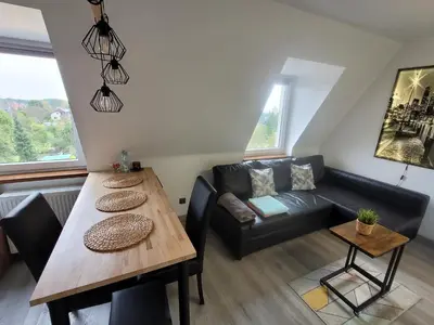 Część wypoczynkowa w obiekcie Apartament Pod Radiostacją -Gliwice Tarnogórska, parking free, klimatyzacja