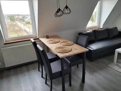 Część wypoczynkowa w obiekcie Apartament Pod Radiostacją -Gliwice Tarnogórska, parking free, klimatyzacja