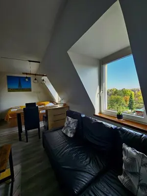 Część wypoczynkowa w obiekcie Apartament Pod Radiostacją -Gliwice Tarnogórska, parking free, klimatyzacja