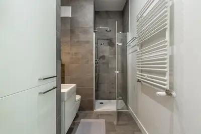Łazienka w obiekcie Apartament Księżycowy - Młyn Maria - Art Apartments