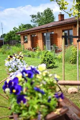 Ogród w obiekcie Leśny Zakątek Uroczysko -Apartamenty Nowoczesnej Stodoły