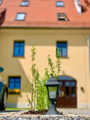 Budynek, w którym mieści się apartament