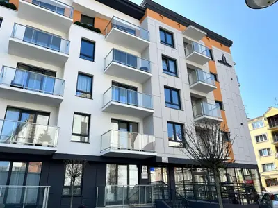 Budynek, w którym mieści się apartament