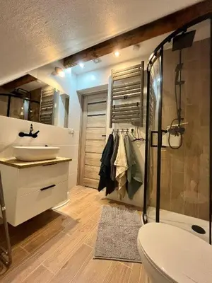 Łazienka w obiekcie Sudecki apartament