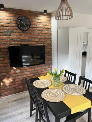 Telewizja i/lub zestaw kina domowego w obiekcie Sudecki apartament