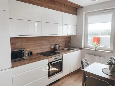 Kuchnia lub aneks kuchenny w obiekcie South4You Apartments