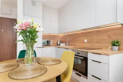 Kuchnia lub aneks kuchenny w obiekcie South4You Apartments