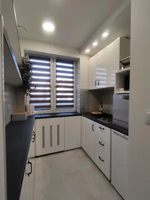 Kuchnia lub aneks kuchenny w obiekcie Apartament Wrocław Borowska