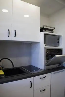 Kuchnia lub aneks kuchenny w obiekcie Apartament Wrocław Borowska