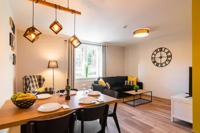 Część wypoczynkowa w obiekcie Róża Sudetów Apartamenty