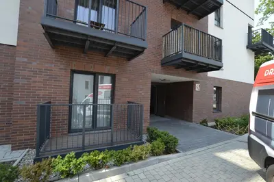 Budynek, w którym mieści się apartament