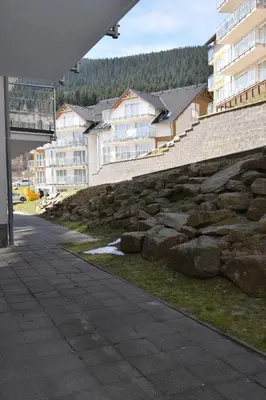 Widok na góry z tego apartamentu