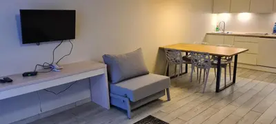 Telewizja i/lub zestaw kina domowego w obiekcie Apartament Czarna Góra Is17