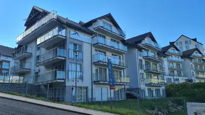 Budynek, w którym mieści się apartament