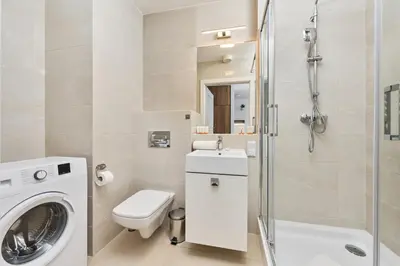 Łazienka w obiekcie Apartment Krakowska 39 with AC & PARKING & LOGGIA Wrocław by Noclegi Renters