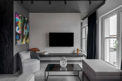 Telewizja i/lub zestaw kina domowego w obiekcie Niegaleria Apartament