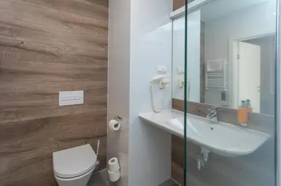 Łazienka w obiekcie Aparthotel Apartamenty Czarna Góra 322