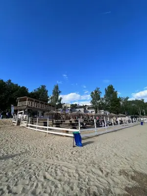 Plaża w domu wakacyjnym lub w pobliżu
