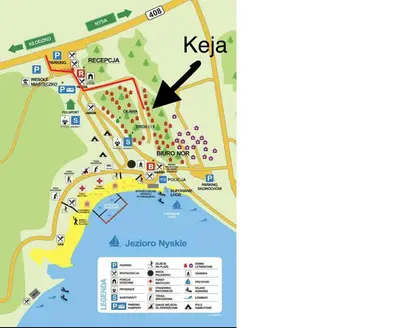 Plan piętra w obiekcie Domek letniskowy Keja