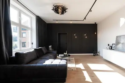 Telewizja i/lub zestaw kina domowego w obiekcie Jan III Sobieski - Luksusowy apartament L z darmowym prywatnym parkingiem
