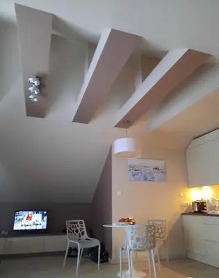 Telewizja i/lub zestaw kina domowego w obiekcie Apartament Tignes Czarna Góra