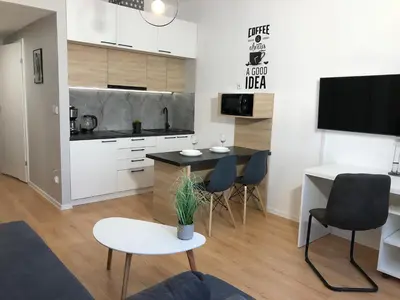 Kuchnia lub aneks kuchenny w obiekcie Apartimento Hydral Figo