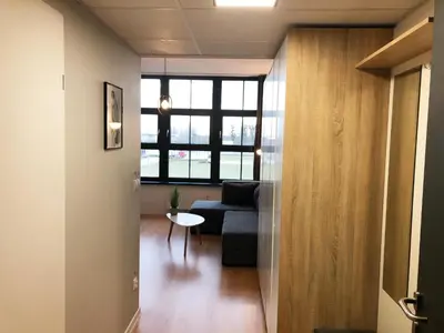 Telewizja i/lub zestaw kina domowego w obiekcie Apartimento Hydral Figo