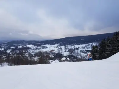 Obiekt Chata Rafusa pod Śnieżnikiem zimą